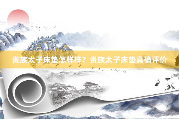 贵族太子床垫怎样样？贵族太子床垫真确评价